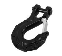 AKOOSY Heavy Duty Forged Winch Hook with Safety Latch Secure Slip Stopper for Suv Truck Van Boat Towing Easy Installation Multipurpose Steel Cable Hook