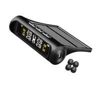AKOOSY High Precision Solar Energy Tire Pressure Monitoring System Tpms for Car Auto with Color Display USB Charging Energy Saving and Renewable Power External Sensor for Accurate Tyre