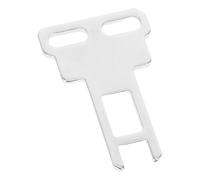 AKOOSY Interlock Safety Lock Switch Key with Iron Build and Silver Surface for CNC and Printer Use in Electrical Equipment Control Scenarios, Provides Secure Operation