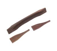 AKOOSY Jazz Acoustic Guitar Replacement Saddle Bridge Rosewood Material for Guitar String Saddle Repair Performance