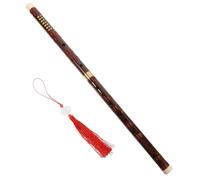 AKOOSY Key Bamboo Flute for Adults and Students with Chinese Knot and Replacement Diaphragms Traditional Transverse Dizi for Beginners Precise Tuning Educational Instrument