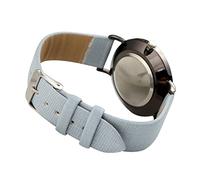 AKOOSY Leather Strap Wrist Watch Elegant Female Watch Ornament Quartz Movement Stainless Steel Case Simple Style Accurate Time Keeping Party and Dating Suitable Stylish Women