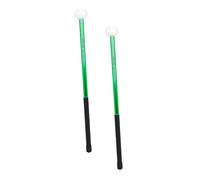 AKOOSY Lightweight Alloy Felt Head Drumsticks Double Ended Percussion Sticks for Practice Performance Concerts and Marching Bands
