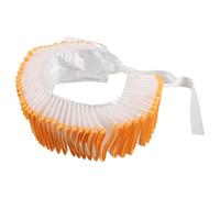 AKOOSY Lightweight Victorian Ruffle Collar for Women Detachable Renaissance Shirt Collar with Featherlight Comfort Easy Wear Fake for Stage Performance Theater Prop and Halloween Party