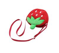 AKOOSY Lovely Small Strawberry Shoulder Bag Adjustable Cartoon Crossbody Purse for Outdoor Use Practical Storage