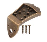 AKOOSY Mandolin Tailpiece Replacement with Screws Mandolin String Tailpiece Accessory in Antique Bronze for Folk and World Music Use