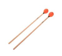 AKOOSY Maple Wood Handle Marimba Mallets Pair Soft Yarn Head Percussion Sticks for Xylophone Glockenspiel Ergonomic Balanced Weight for Intermediate Musicians Durable and Portable