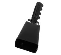 AKOOSY Metal Cowbell with Handle for Cheering and Party, Loud Noise Maker with Lasting Echoes and No Burs, Instrument for Football Games and Sporting Events