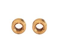 AKOOSY Metal Mic Stand Adapter Male to Female Thread Screw Adapter for Microphone Mounts and Audio Equipment Compatible with European Threads Solid Iron Anti-shock Golden