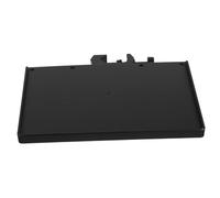 AKOOSY Mic Storage Stand Abs and Metal Material Multifunctional Black with Clamp-on Higher Edges Design Sound Card Tray Suitable for Home Live Streaming and Broadcasting Accessories