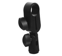 AKOOSY Microphone Clip for Handheld Microphones Plastic Shock Mount Clamp Compatible with Lewitt Wireless Mic Holder Stable Noise Reduction Recording Accessory