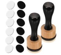 AKOOSY Mini Distress Ink Blending Pads with Replaceable Round Sponge Refills Portable Foam Art Tools for Stamping Card Making and Drawing Reusable Ink Pads for Blending and Crafting