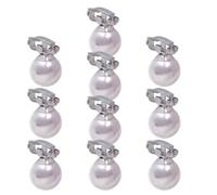 AKOOSY Mini Pearl Hair Clips 10 Pcs for Plastic Hair Decoration Clips to Decorate Charming and Elegant Design for Everyday Use