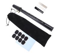 AKOOSY Mini Saxophone Pocket Sax 11-hole c Portable Wind Instrument with 3-color Resin Reeds, Mouthpiece, Pad and Carrying Cloth for Beginners and Travel