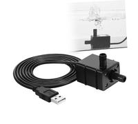 AKOOSY Mini USB Submersible Water Pump for Cat Fountain and Fish Tank Compact Portable Design with Strong Suction Plastic Construction Overheat Protection for Aquariums and Pet Water