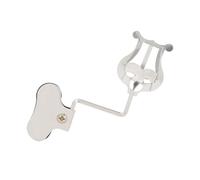 AKOOSY Music Sheet Holder Music Score Clamp Iron Lightweight Portable Clip for Instrument Practice Silver