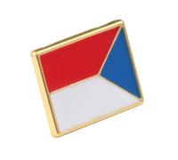 AKOOSY National Flag Brooch Creative Metal Breastpin for Fashion Czech Republic Design Unique Clothes Badge for Men and Women for Friends