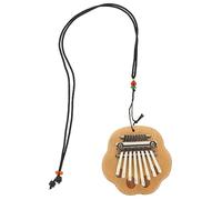 AKOOSY Note Beech Wood Mini Thumb Piano for Portable Finger Piano Music Instrument with Resonance and Smooth Finish Cartoon Bear Shape Kalimba for Beginners and Music Lovers