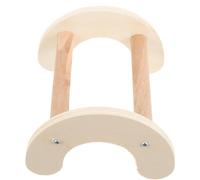 AKOOSY Parrot Perch Wooden Stand 2pcs Wear-Resistant Stable Rods Suitable for Farm Use Indoor Birdcages