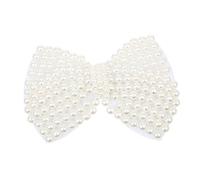 AKOOSY Pearl Rhinestone Flower Shoe Clips DIY Bowknot Embellishment for Wedding Fashion Accessories for Boots and Sandals Unique Decoration for Clothing