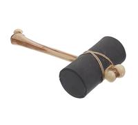 AKOOSY Performance Hammer Prop and Simulated Bone Hammer Plastic Prop for Halloween Party Cosplay and Prank, Primitive Human Style