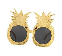 AKOOSY Pineapple Sunglasses Bright Yellow Hawaiian Luau Party Glasses for Adults Funny Tropical Summer Accessories for Beach Pool Photo Booth and Pineapple Party Favors