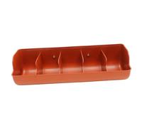AKOOSY Plastic Pig Feeding Trough Compartment Pig Feeder Groove for Farm Use Animal Food Slot with Unique Design Resistant to Deformation