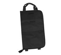 AKOOSY Portable Drumstick Bag with Hanging Clip and Handle Large Capacity Drum Accessory Case for Electronic and Acoustic Drums Convenient Storage for Sticks Brushes and Teaching