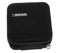AKOOSY Portable Erhu Accessories Storage Box for Parts Travel Case Organizer Compartments Black for Chinese Instrument Maintenance