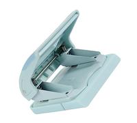 AKOOSY Portable Manual Two Hole Puncher for Documents and Scrapbooks Compact Lightweight Design with Measuring Scale Suitable for Home Office School Use Random Color Random Color