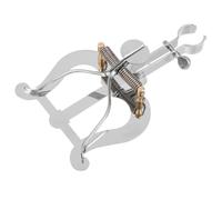 AKOOSY Portable Metal Marching Music Lyre Clamp with Weather-resistant Build and Anti-slip Design for French Horn Sheet Music Holder for Marching Bands and Practice Sessions