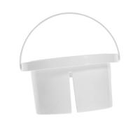 AKOOSY Portable Paint Brush Cleaner Bucket with Handle Pigment Mixing Palette and Brush Holder for Artists and Crafts Easy Clean Surface Compact and Lightweight Design