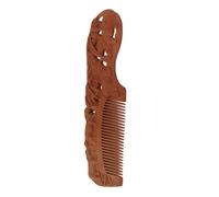 AKOOSY Portable Peach Wood Comb for Hair Styling and Massage, Lightweight Personal Hairdressing Tool Improving, for Daily Hair Care and Scalp Relaxation
