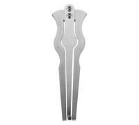 AKOOSY Portable Russian Jew's Harp Silver Curved Mouth Harp Bright Tone Folk Instrument for Beginners and Professional Performers