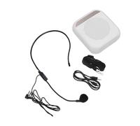 AKOOSY Portable Voice Amplifier with Rechargeable 2200mah Battery and Lightweight Metal Design, 3w Output Power Loud-speaker for Teachers and Tour Guides, for Sound Amplification