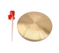 AKOOSY Practical Gong Percussion Instrument for School Festivals and Parties Includes Mallet Produces Sound Material for Music Education