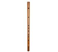 AKOOSY Practical Small Wooden Flute Musical Instrument with Mirror Polishing and Fine Opening, Brown Vertical Flute in Key E with Storage Bag for Beginner and Early Music Education