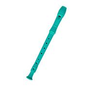 AKOOSY Professional Abs Resin Recorder Musical Instrument for Beginners Cyan Colored Smooth Surface Clarinet Odorless Design for Hearing and Motor Skill Development