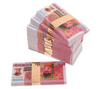 AKOOSY Red Paper Ancestor Money Easy to Use Slow and Even Burn 10 Bundles 100pcs Per Bundle and Qingming Festival for Ancestor Worship Ceremonies for Traditional Sacrifice