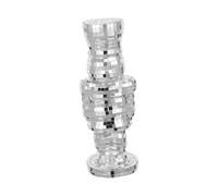 AKOOSY Reflective Disco Nutcracker Figurine Silver Unique Xmas Party Ornament Funny Holiday Decor with Mirror Tiles for Festive Cheer and Retro Vibes