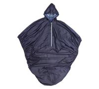 AKOOSY Reflective Wheelchair Raincoat Navy for Adults and Elderly with Pvc Coating Waterproof Polyester Taffeta Easy to Use and Portable for Rainy Days and Outdoor Activities