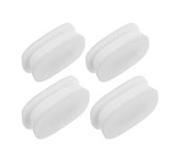 AKOOSY Remote Control Holder for Wall Mount 4pcs with Magnetic Strong Adhesive, Silicone Material and Versatile Home Use Bedroom Living Room Organiser