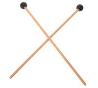 AKOOSY Rubber Head Drumsticks for Tongue Drum Durable Maple Wood Mallet Sticks with Comfortable Grip Beginner Friendly Percussion Instrument Drum Mallets for Xylophone