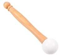 AKOOSY Rubber Mallet Meditation Tool for Crystal Singing Bowl Wood Handle for Playing Sound Bowls and Percussion Instruments with Comfortable Grip, Sturdy Material
