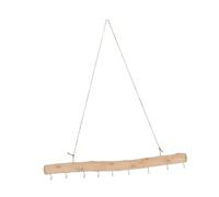 AKOOSY Rustic Floating Wooden Hook Wall Mounted Coat Hanger Nordic Style Bathroom Organizer with Natural Driftwood Branch Design for Jackets Hats Scarves