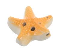 AKOOSY Seashell Ocarina Ceramic Six Hole C Key Wind Music Instrument for Boys and Girls Beginner Traditional Flute Beach Party Favor