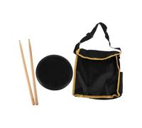AKOOSY Silent Drum Practice Pad with Rubber Pad Drum Sticks and Carry Bag Enhances Skills with Realistic Playing Surface