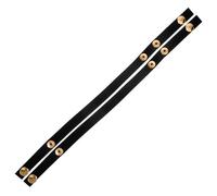 AKOOSY Snap Button Shoe Strap Extenders for Women’s High Heels, Adjustable Pu Heel Straps Anti-slip Buckle, Matte Black Shoe Lace Holders Suitable for Slip-on Pumps and High Heel Shoes