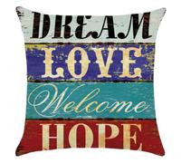 AKOOSY Sofa Pillow Case Linen Delicate Pattern, Comfortable to Touch, Pillow Covers for Sofa Bench Chair, Without Pillow Core, Simple and Elegant Home Decor