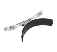 AKOOSY Stable and Easy to Install Anti-rust Snare Drum Support Accessory Made of Silver Stainless Steel with Sponge Sl nd Stylish Drum Leg Support at Home